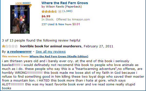 book report over where the red fern grows book report over where the red fern grows