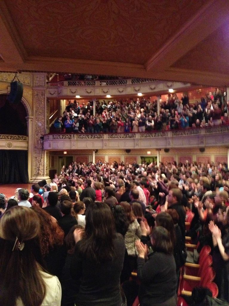 The audience at Neil Gaiman and An Evening of Stardust in Pittsburg, PA. (November 2012)
