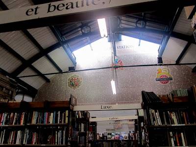 Wall decor at Barter Books