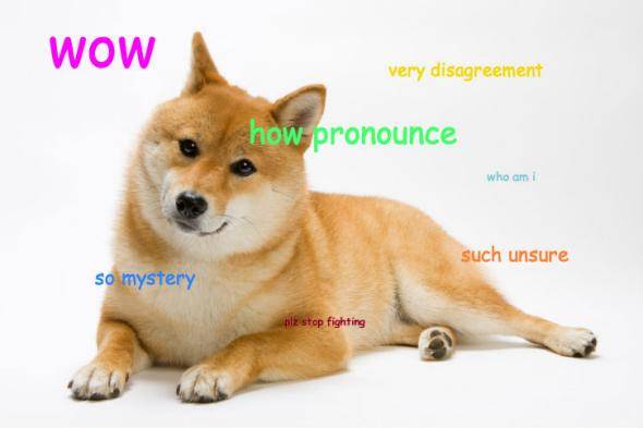 From a Slate article wondering how exactly you pronounce "doge."