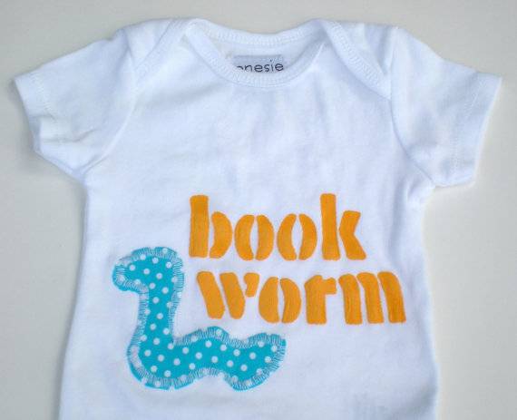 book worm onesie
