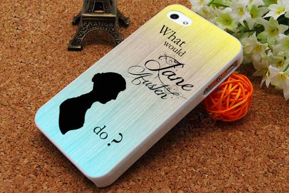 jane austen cell phone cover