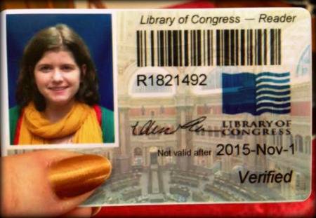 Library of Congress ID reader registration researcher card