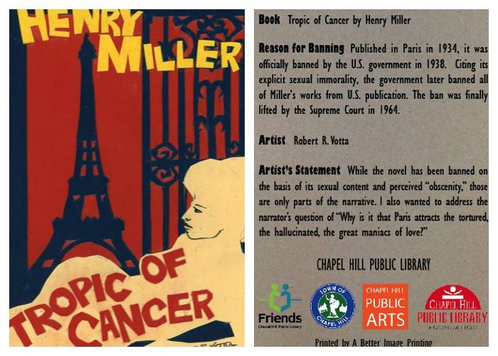 tropic of cancer banned book card